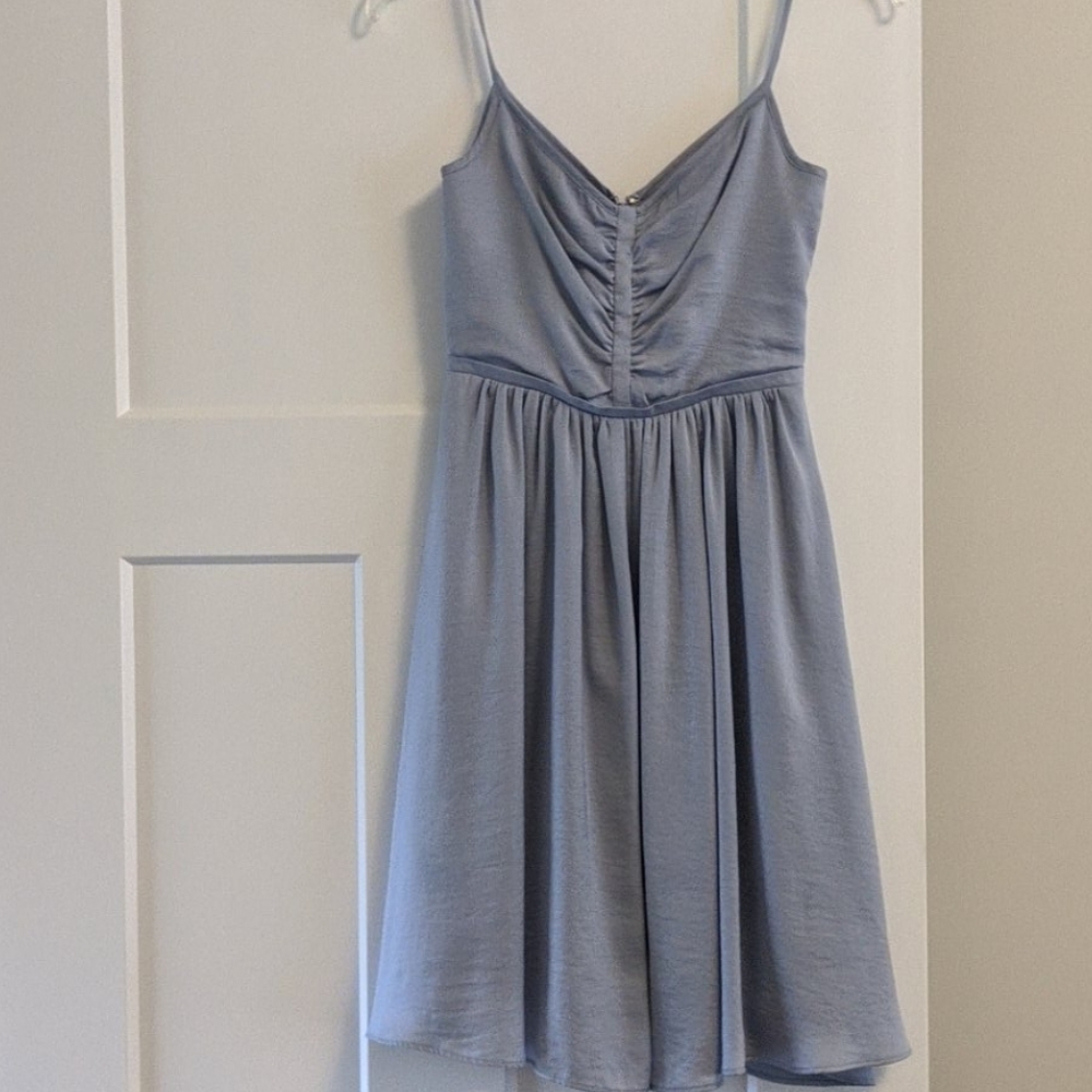 Dusty Blue Dress